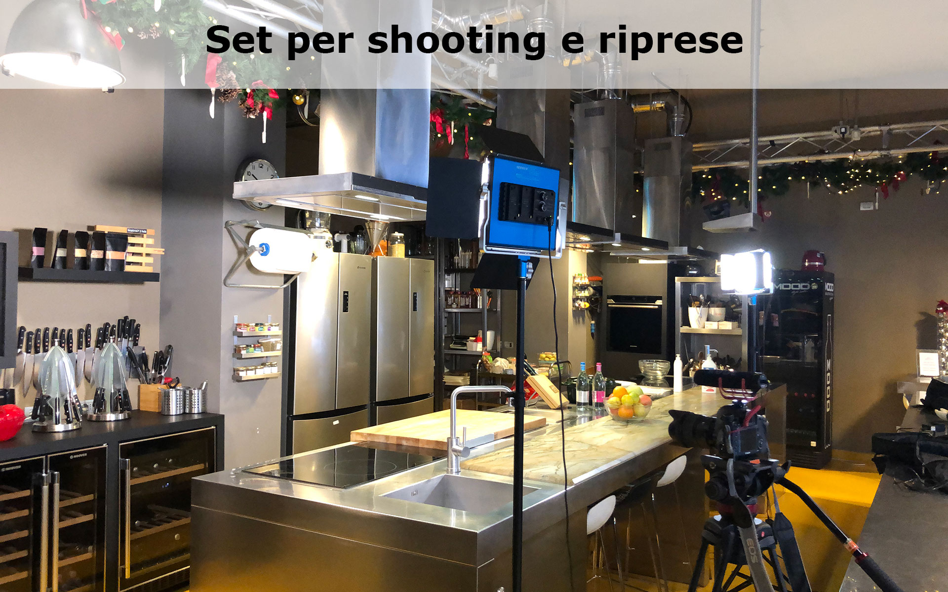 Shooting fotografici e riprese TV